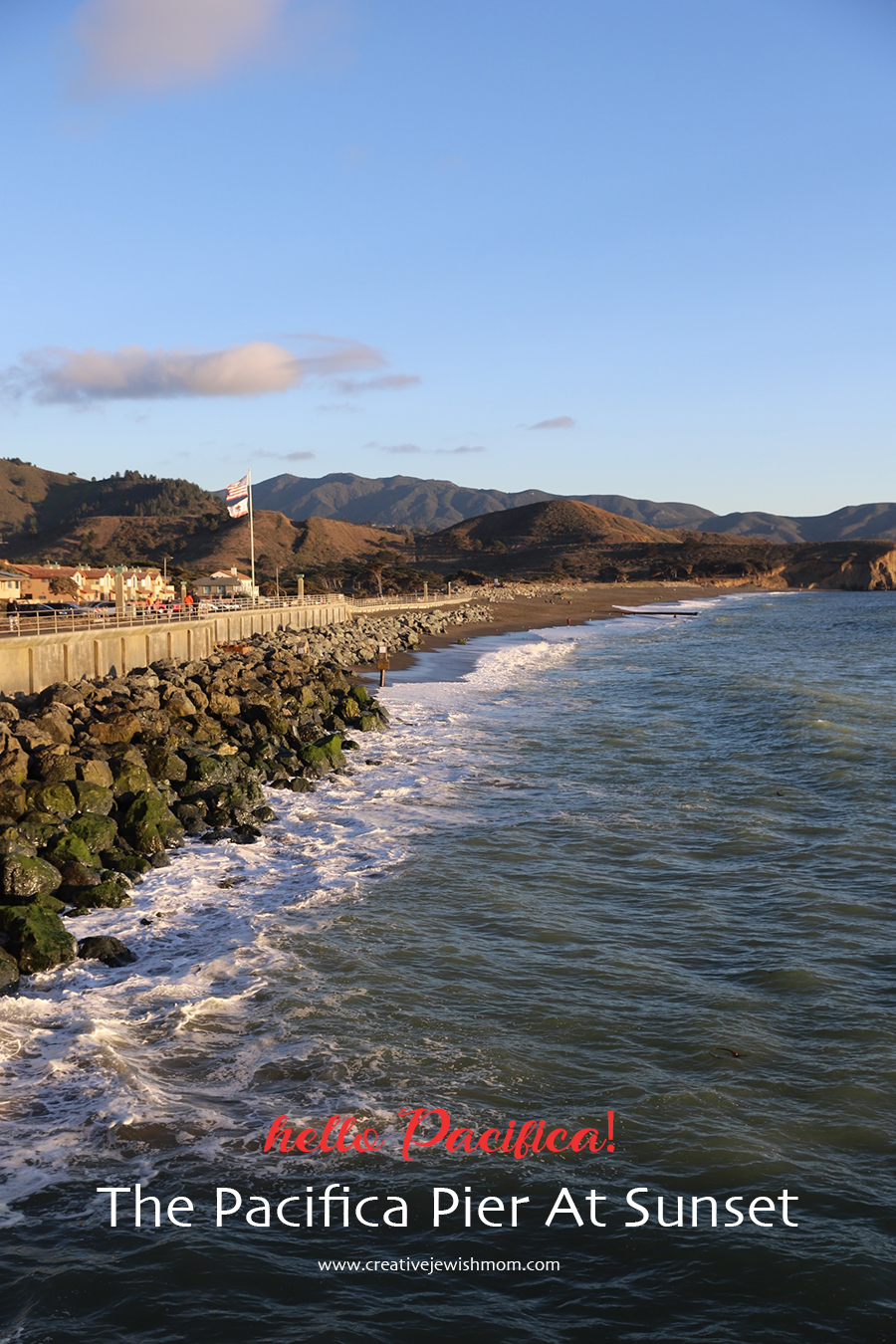 The Pacifica Pier At Sunset