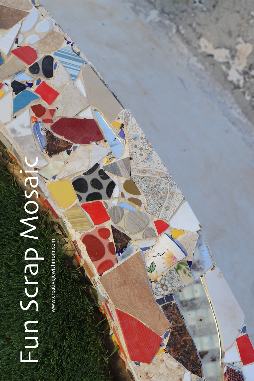 Simple DIY Broken Tile Mosaic