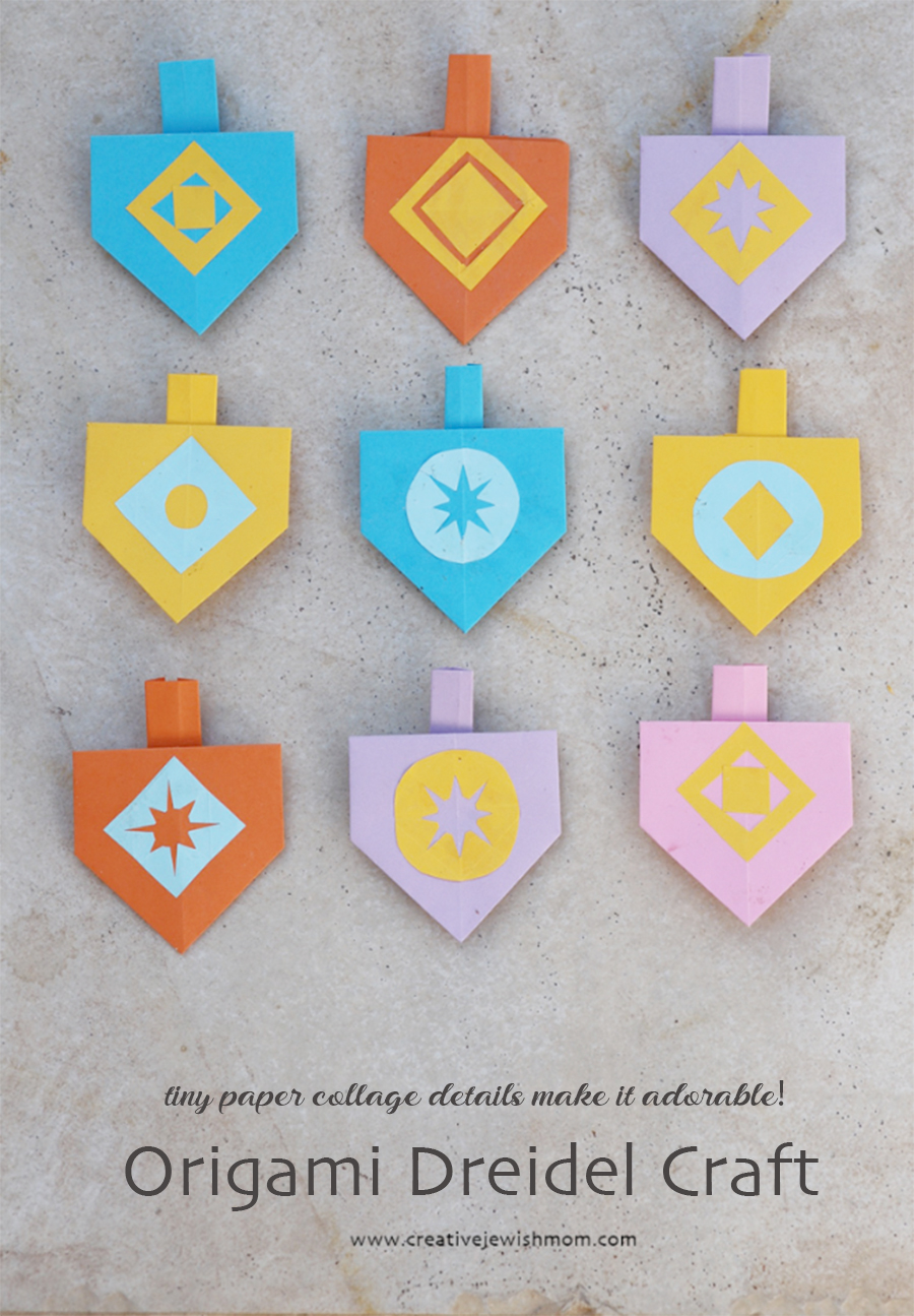 Origami Dreidel Craft For Chanukah