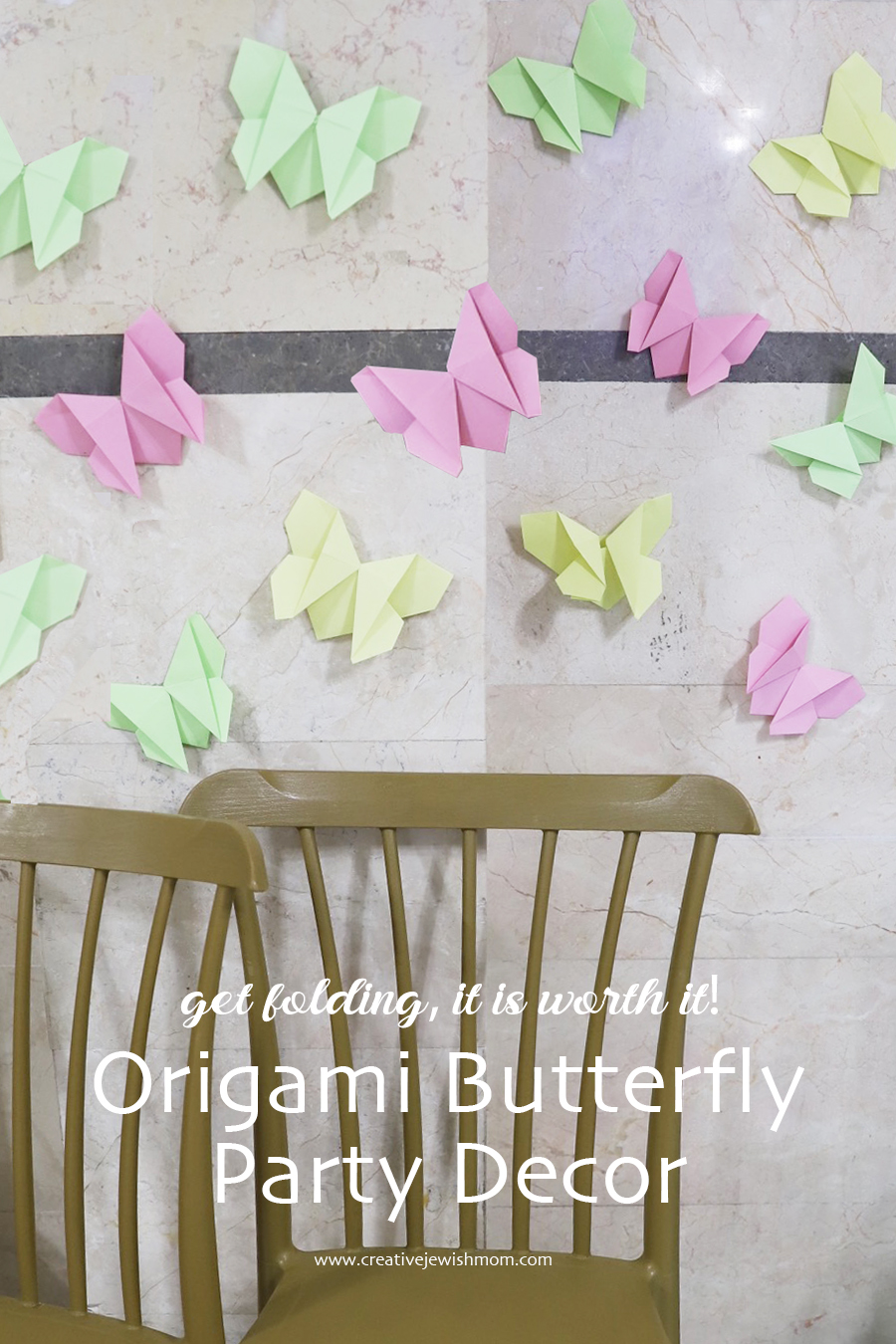 Origami Butterfly Party Decor