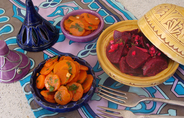 Moroccan Carrot and Moroccan Beet Salad For Your Rosh HaShana Table!