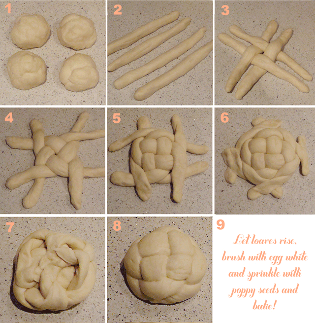 How To Braid Round Challahs Step By Step!