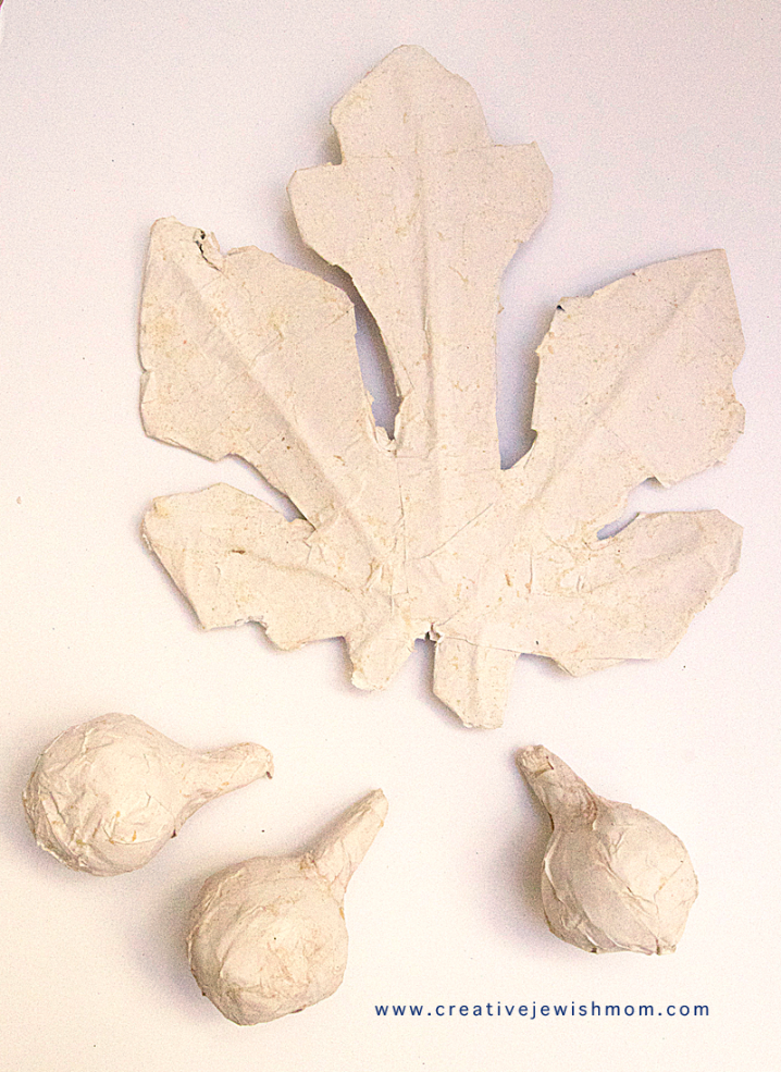 Paper Mache Fig Leaves And Figs!