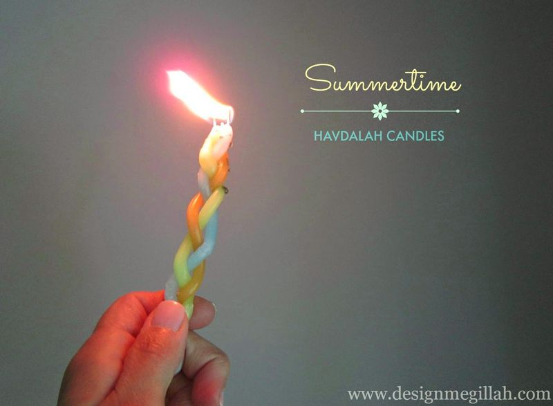 A Very Jewish Summer: Havdallah Candles From Design Megillah