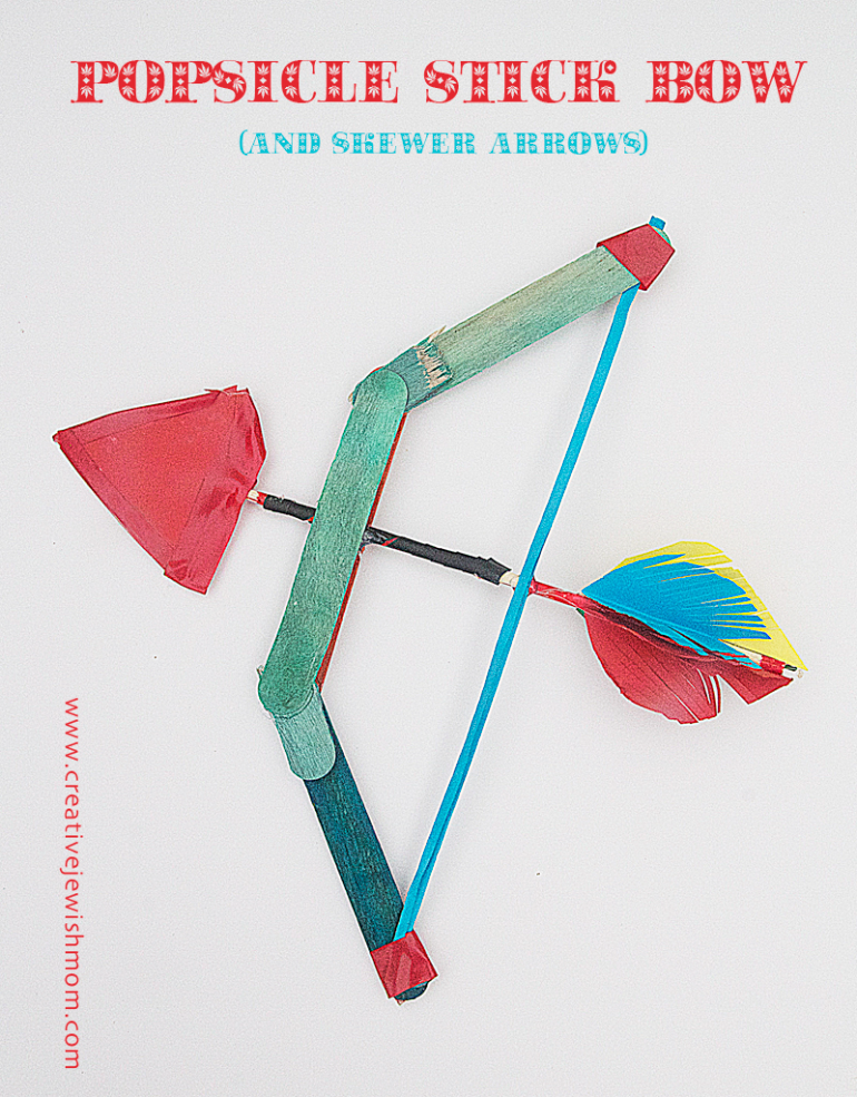 Bow And Arrow Kid’s Craft For Lag B’Omer