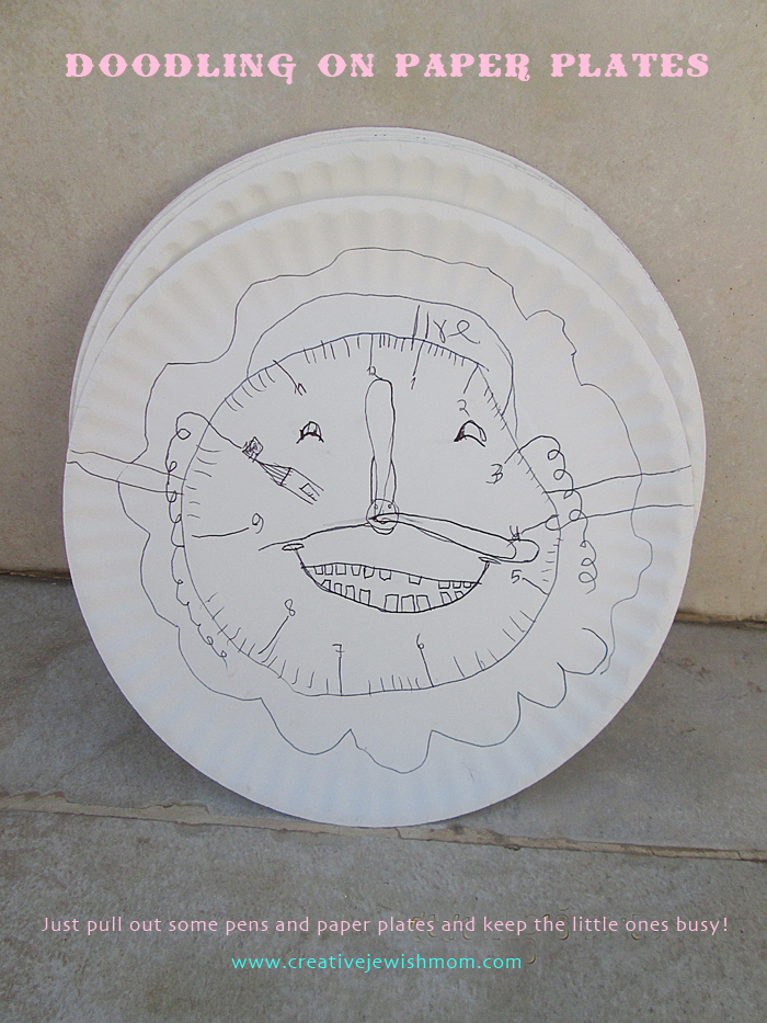 Doodling On Paper Plates Craft For Anytime!
