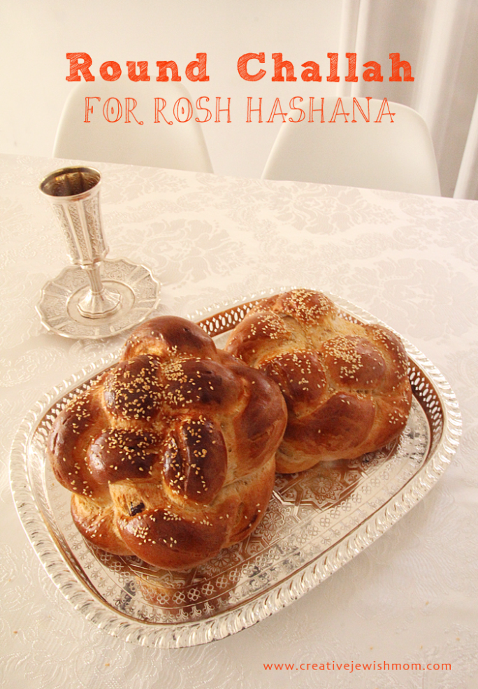 Simple Round Braided Challahs For Rosh HaShana