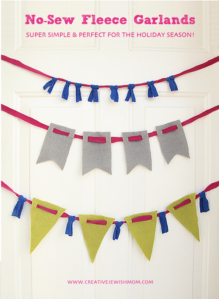 No-Sew Fleece Bunting And Garland Tutorial