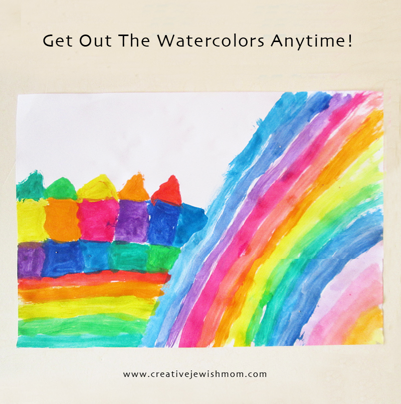 Cold Winter Day Crafting Idea: Get Out The Watercolors!