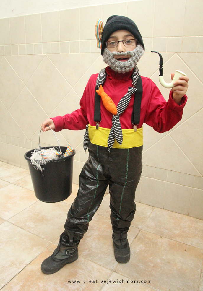 A Fisherman Costume For $5 Plus Some Creativity!