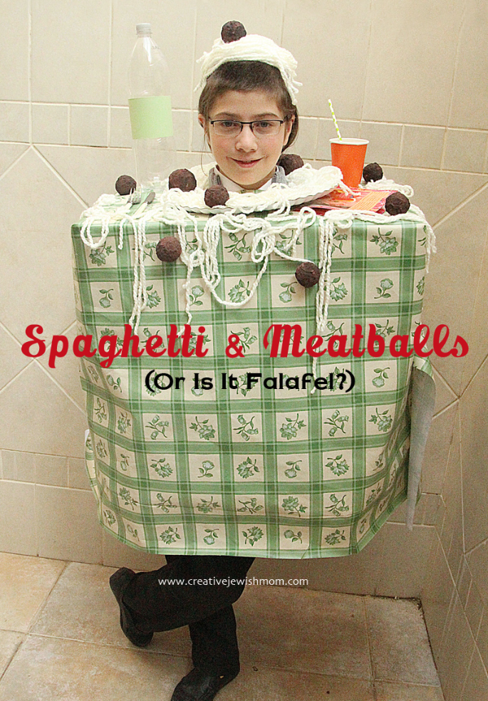 Spaghetti And Meatballs DIY Costume