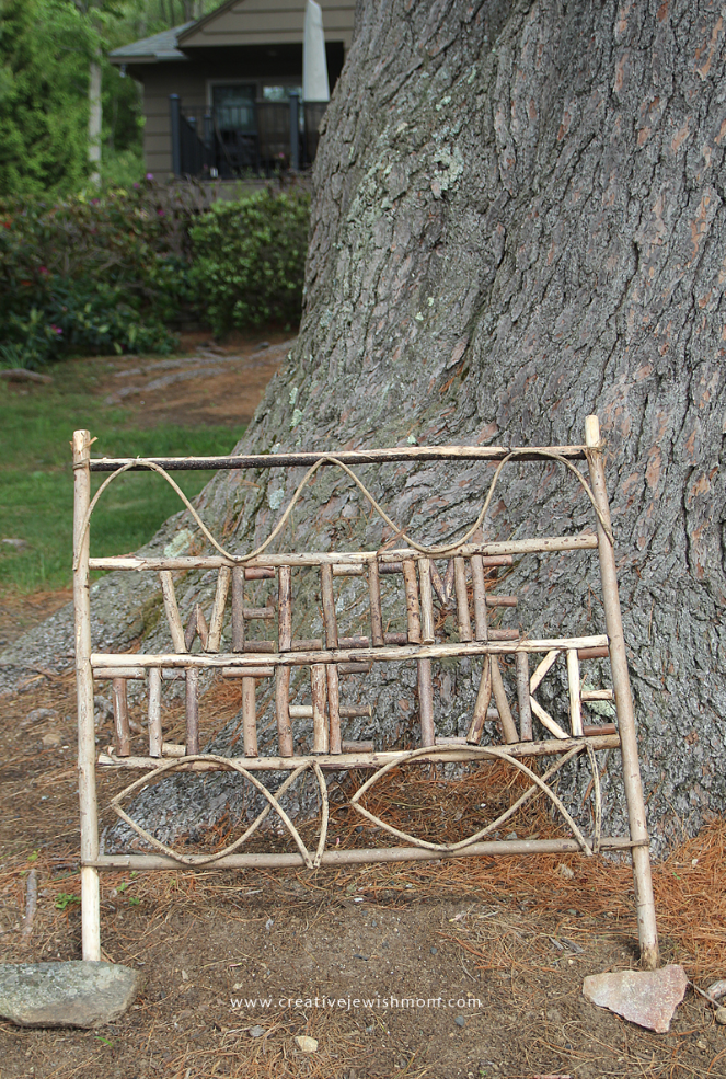 Adirondack Style Twig Sign Craft: Perfect For Summer Camp Or Staycation!