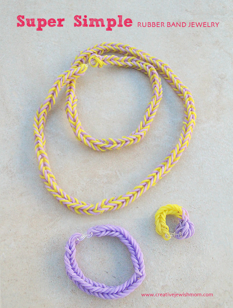 Rubber Band Fishtail Jewelry Crafts Are Perfect Summer Take Alongs!