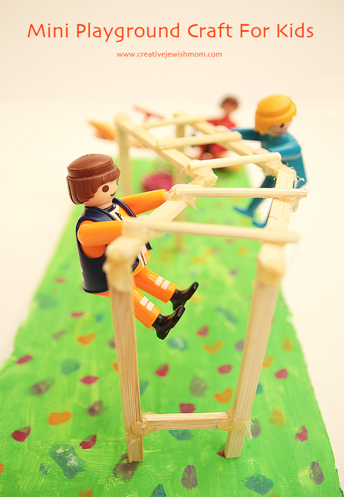Miniature Playground Craft For Kids Is So Much Fun!