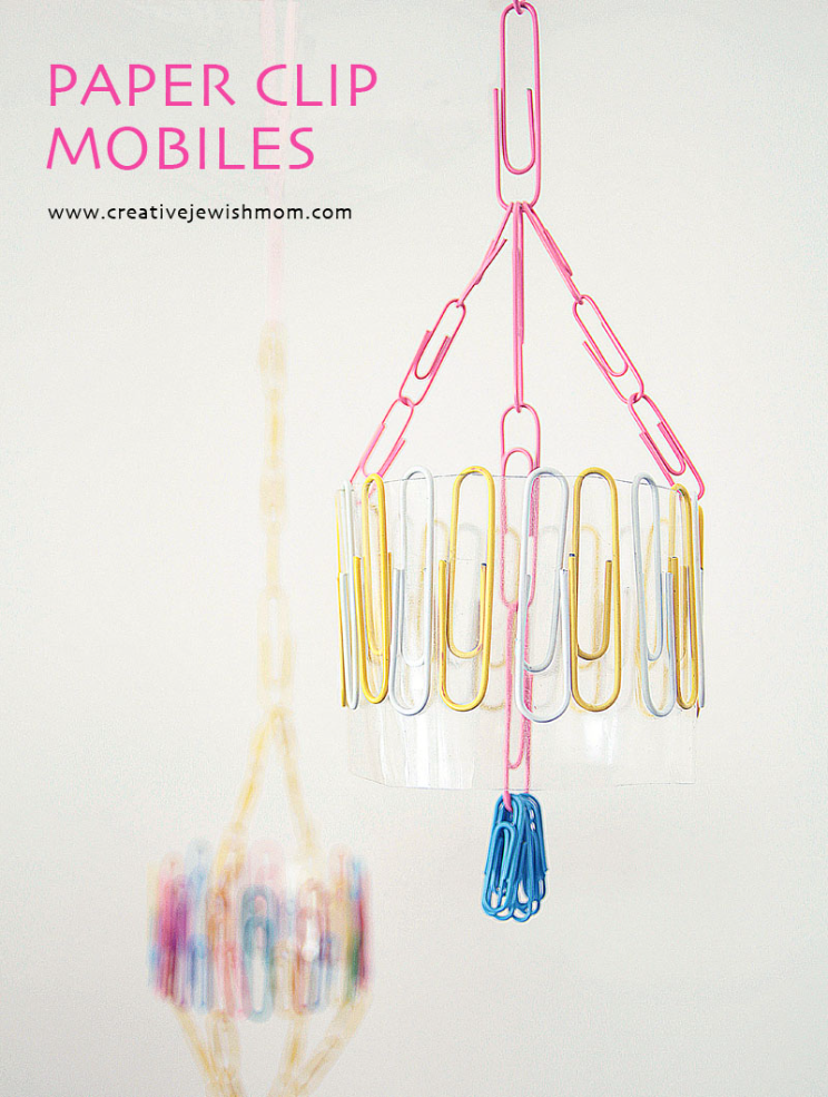 Paper Clip Mini Mobiles That Make Adorable Decorations Anytime!