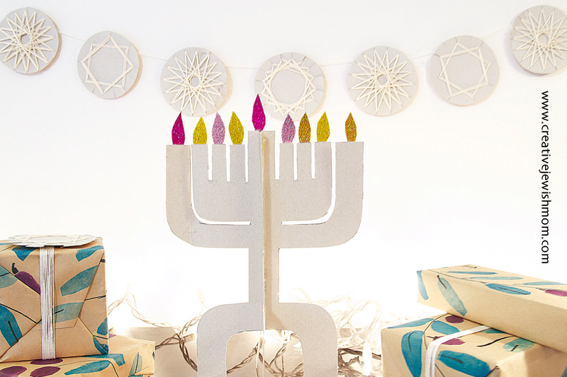 Geometric String Star Garland Is Perfect For Hanukkah And Beyond!