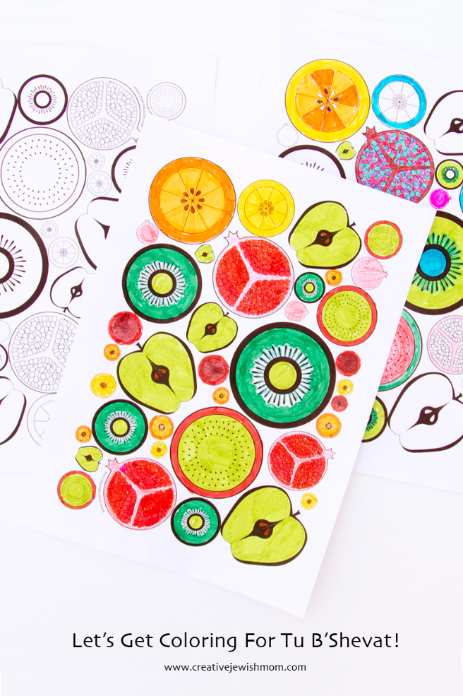 Tu B’Shevat Crafts: Let’s Get Coloring With My Fun Printable!