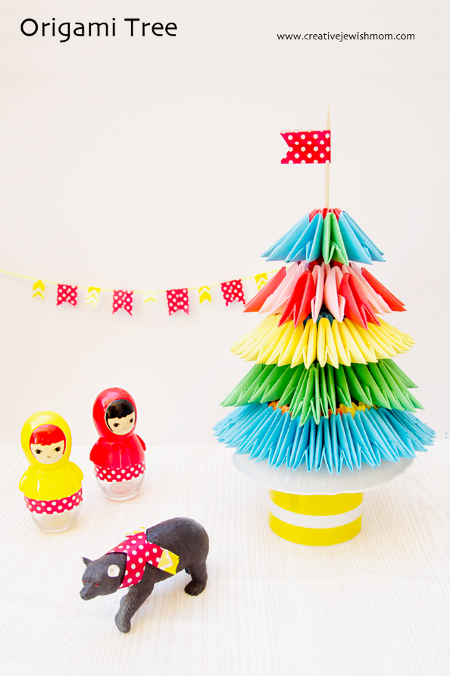 Origami Tree Centerpiece Using 3D Modules