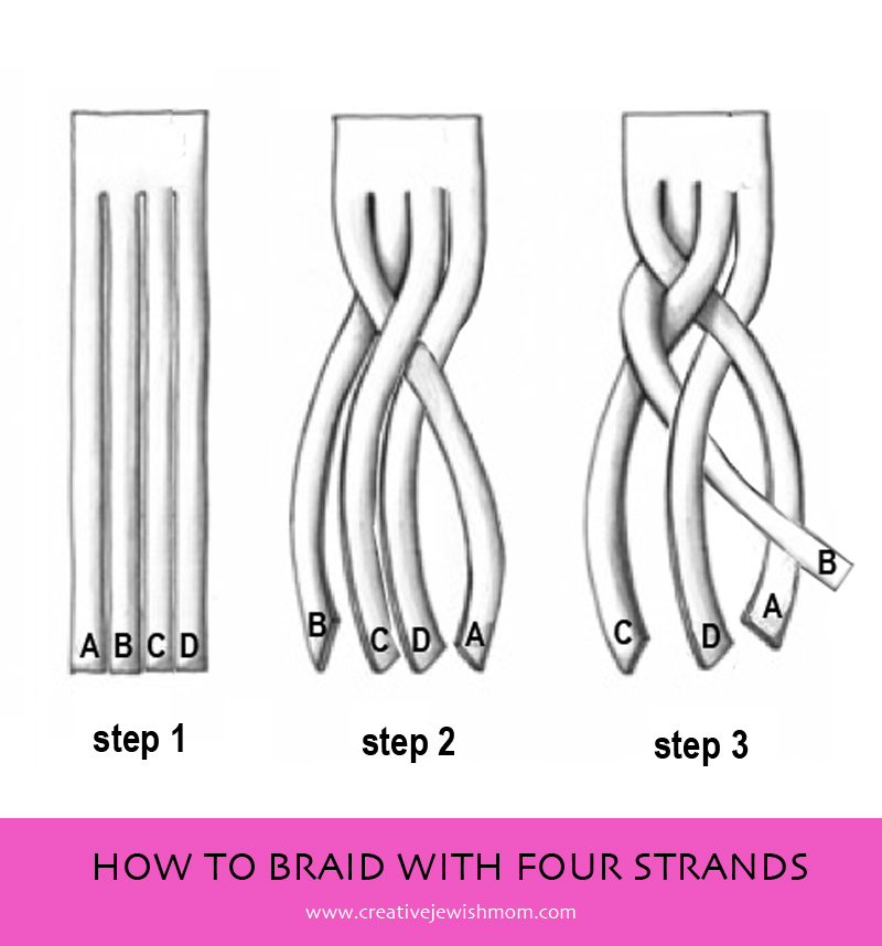 How To Braid With Four Strands