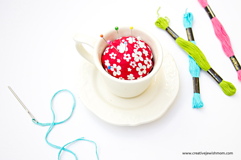 A DIY Teacup Pin Cushion Is Adorable And Truly Useful!
