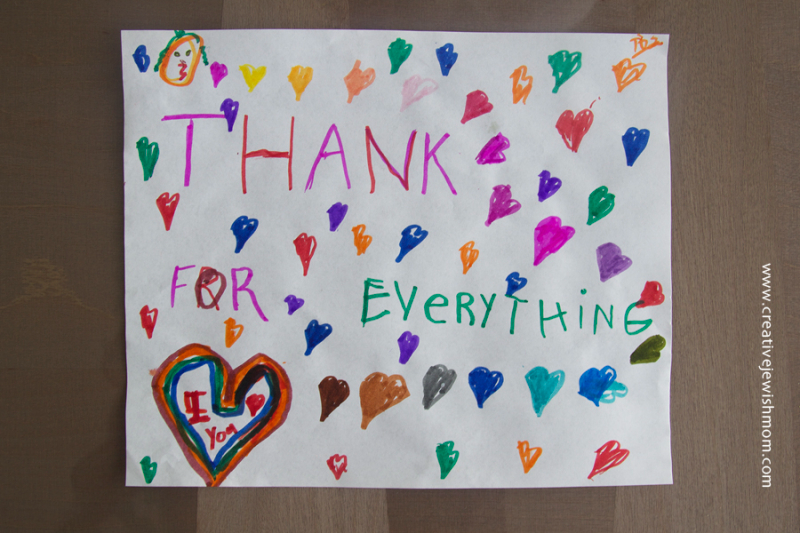 Thank You Signs From The Heart And Teaching Kids To Give Thanks