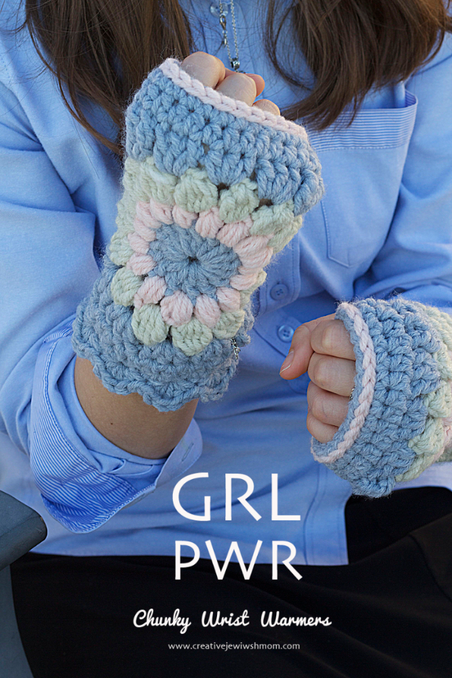 Crocheted Sunburst Granny Wrist Warmers Are Cozy And Quick