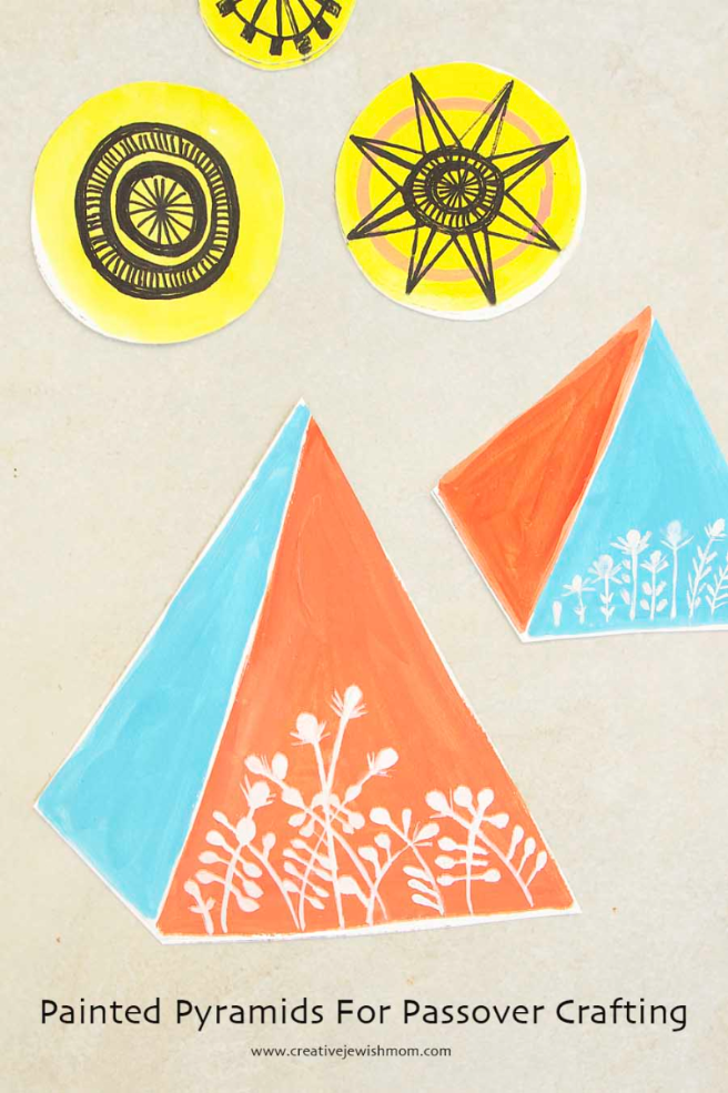 Painted Pyramids For Passover Crafting