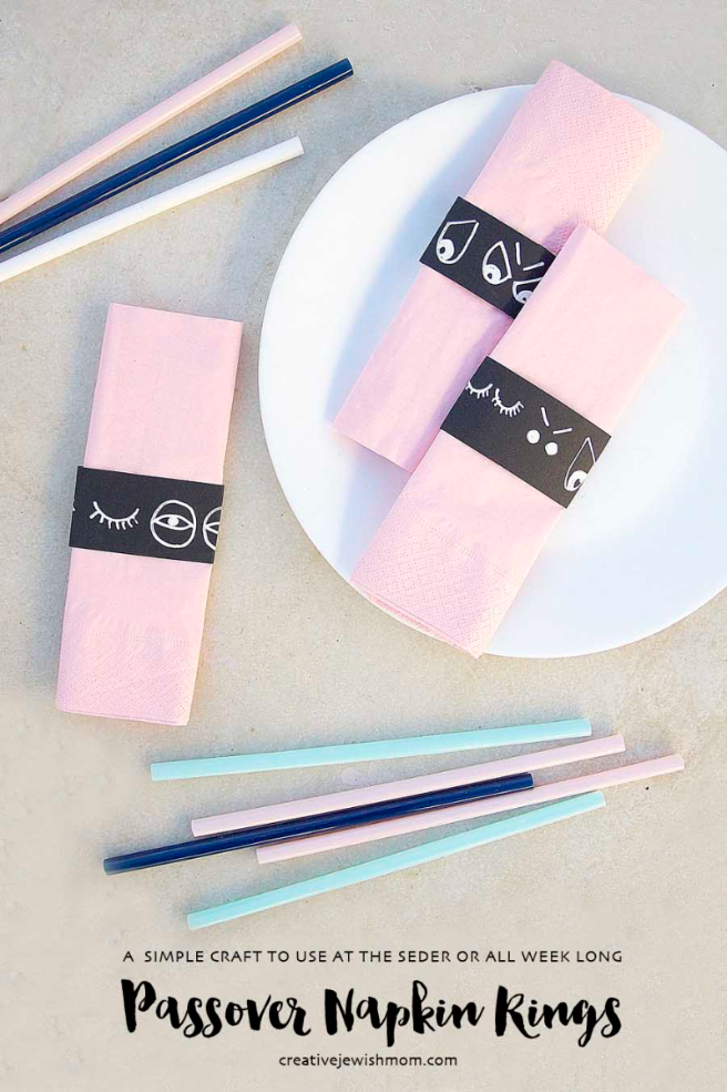Simple Passover Craft: Napkin Rings For The Seder