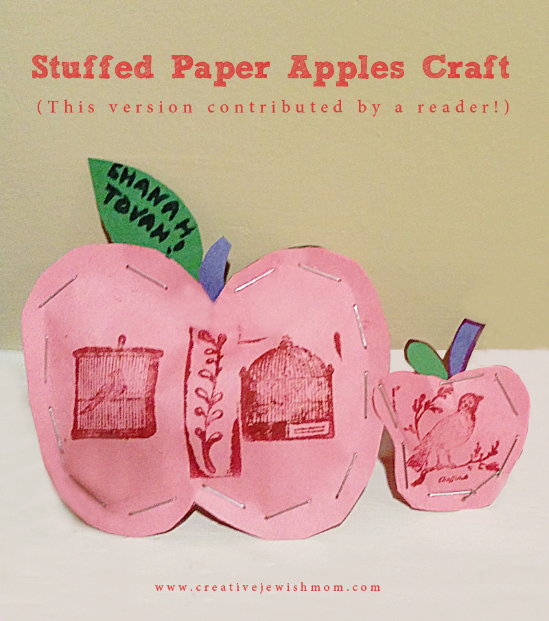 Stuffed Paper Apples Craft For Kids