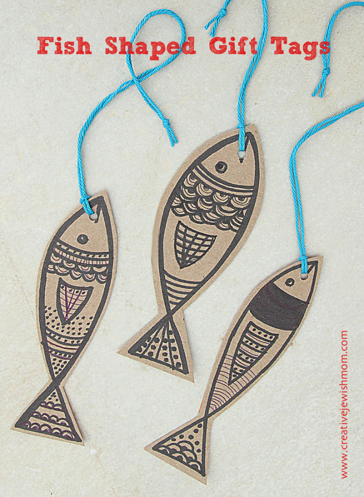 Fish Shaped Gift Tags Are Fun To Make And To Use!