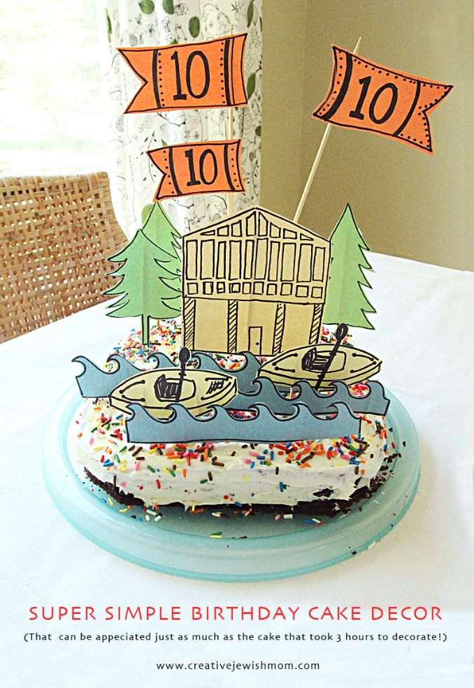 A Super Simple Birthday Cake To Make While On Vacation (Or Not)!
