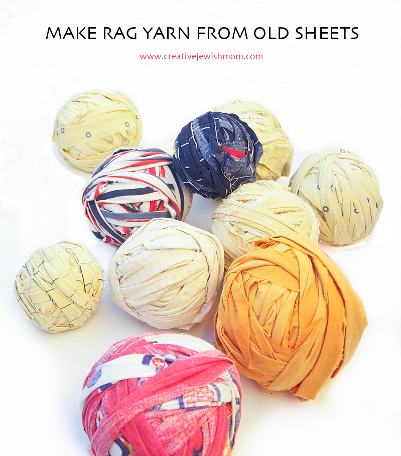 Make Yarn From Your Old Sheets