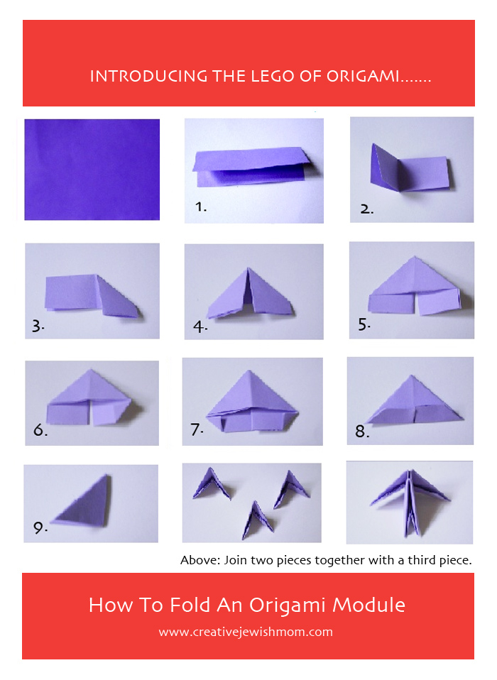 How To Fold An Origami Module For Swans, Peacocks And More