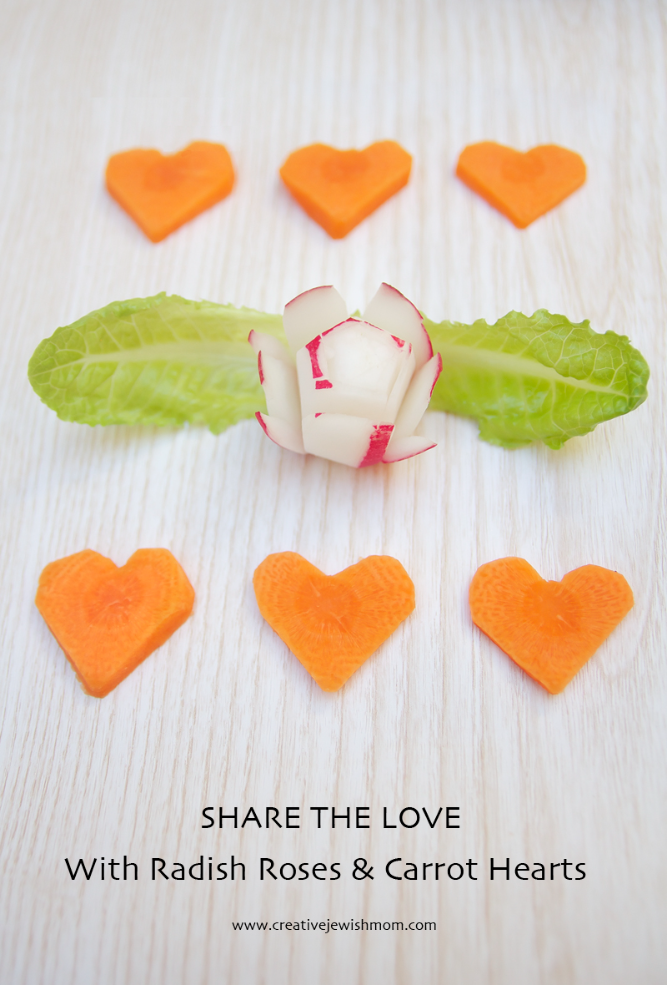 Radish Roses And Carrot Hearts