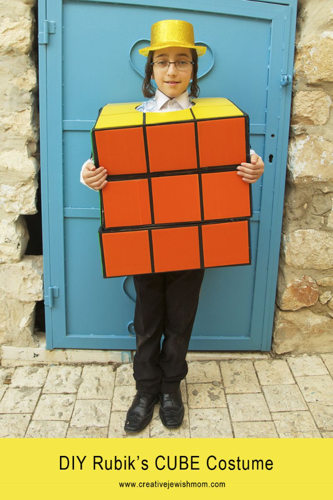 DIY Rubik’s Cube Costume That Is More Than Just A Cube!