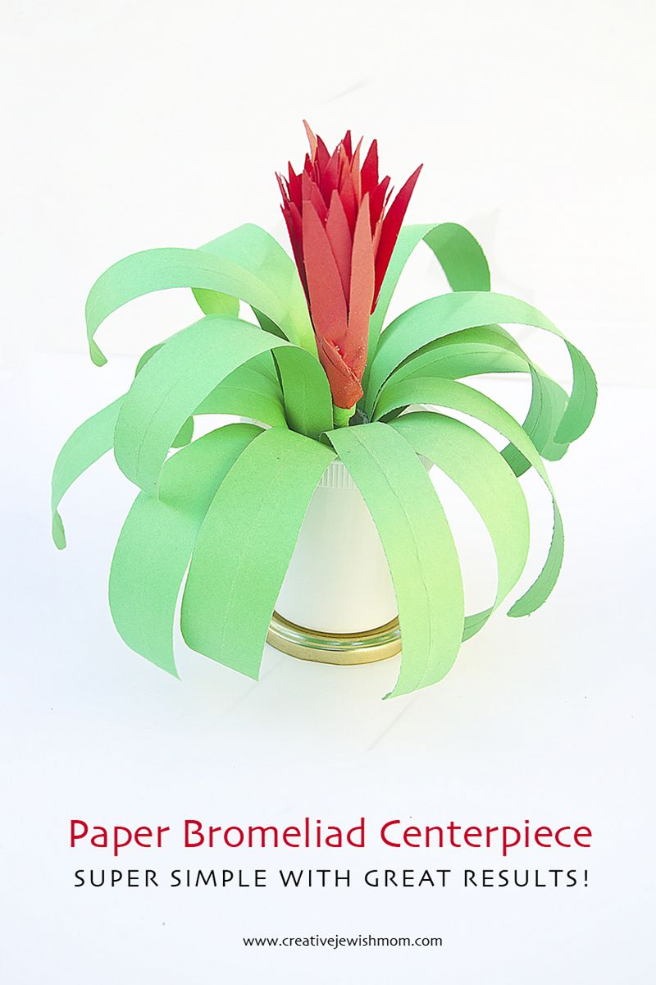 DIY Paper Plant: Flowering Bromeliad