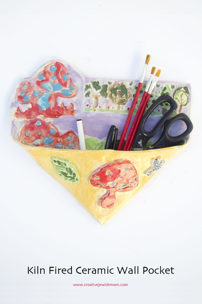 Ceramic Wall Pocket Craft For Kids