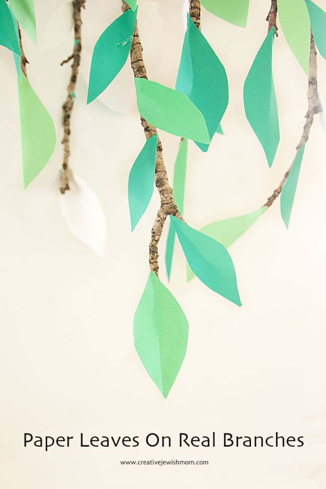 Paper Leaves On Real Branches Looks Amazing!