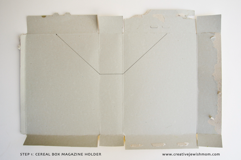 Cereal Box Magazine Holders DIY