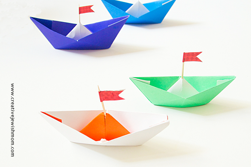 Paper Boats Make Perfect Birthday Party Decorations!