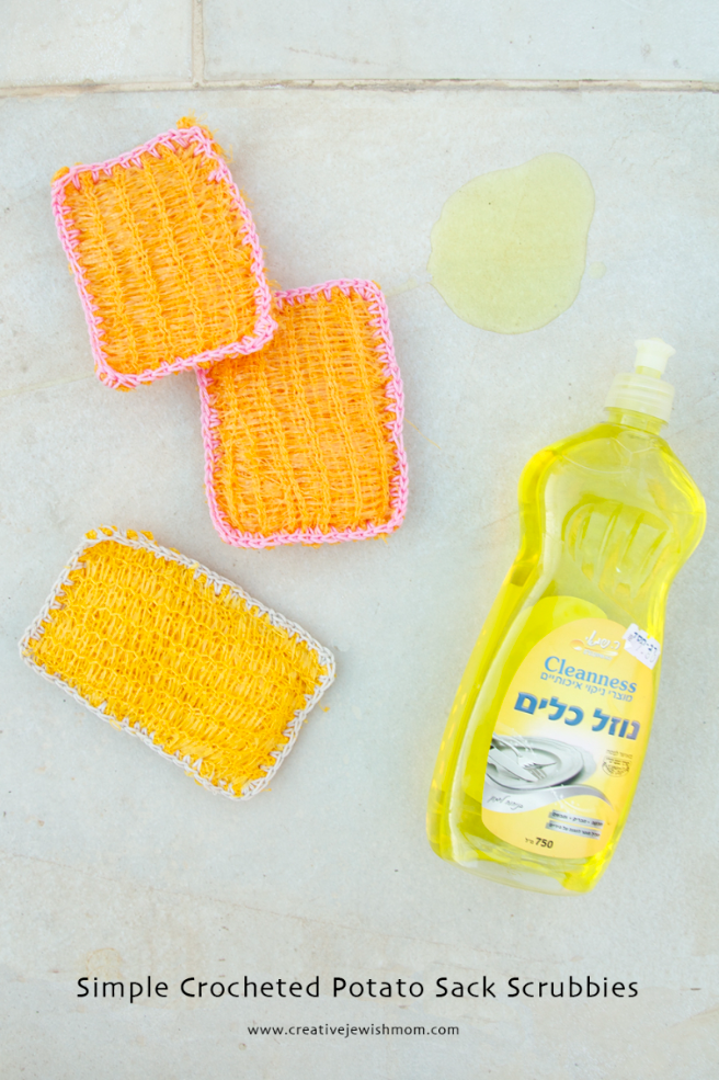 Crocheted Potato Sack Kitchen Scrubbies