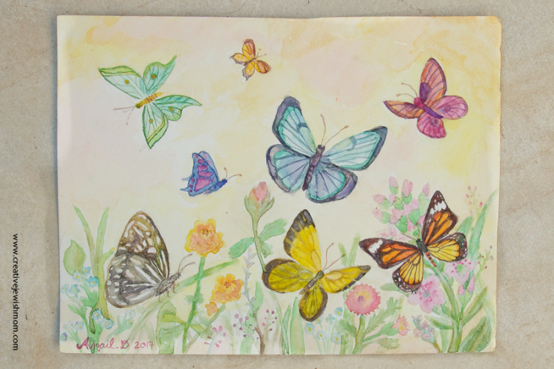 Watercolor Butterflies Painting Lesson