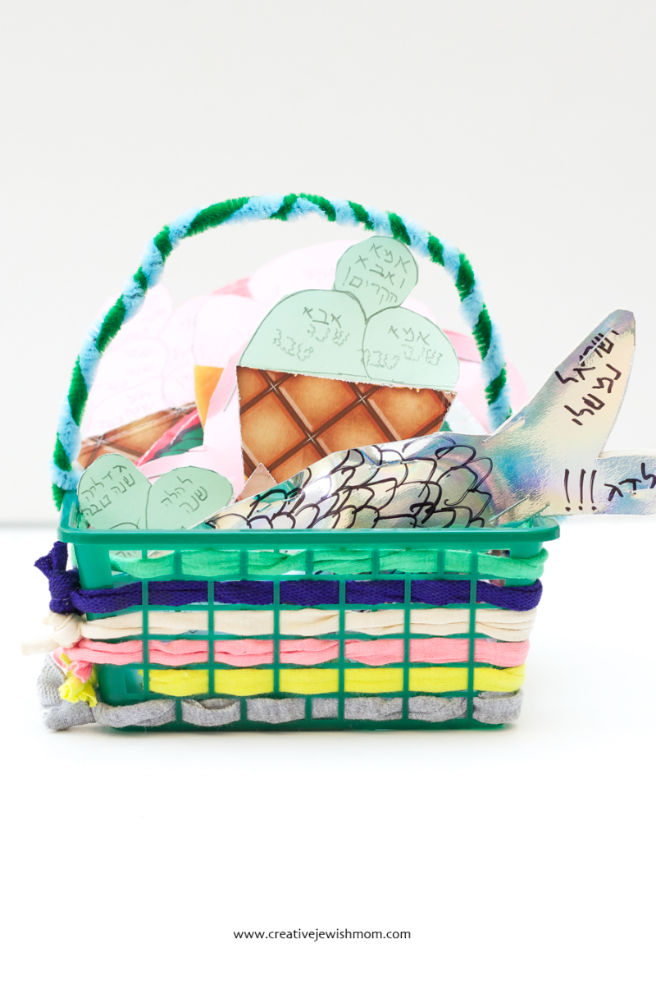 Rosh HaShana Basket Of Blessings Craft For Kids (Or Anyone!)