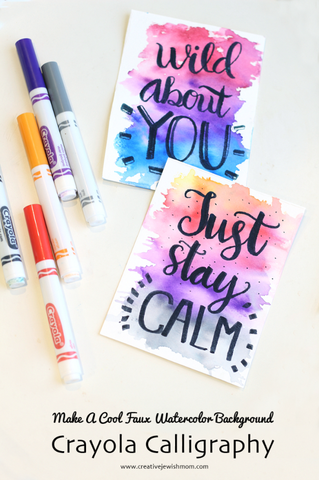 Crayola Calligraphy Is A Great Way To Learn About Brush Lettering