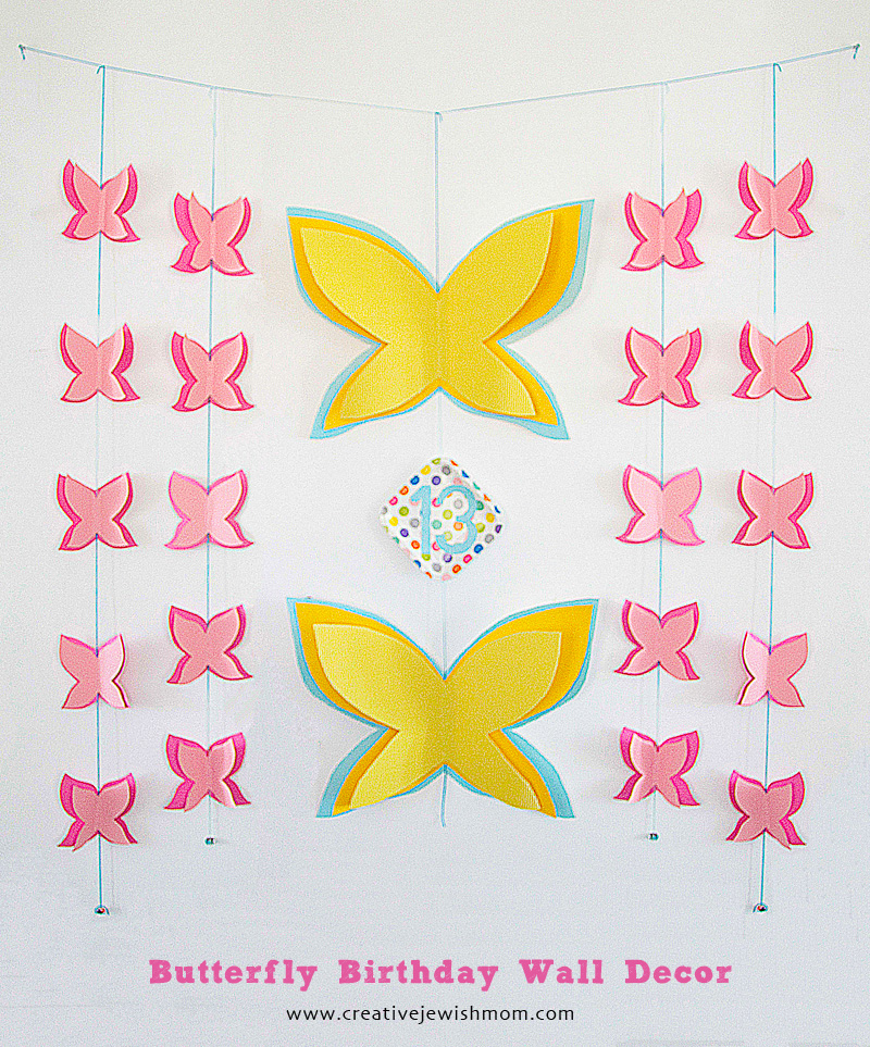 Butterfly Birthday Wall Decor That Works For Many Occassions!