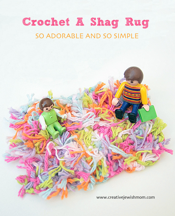 Crochet A Doll House Shag Rug!