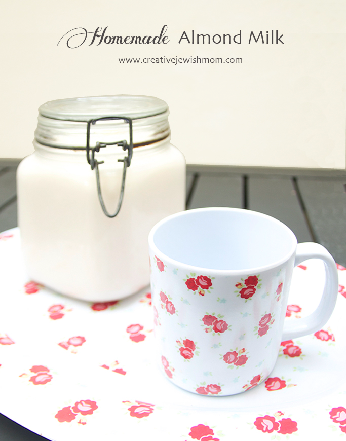 Homemade Almond Milk Is A Way Of Life…….
