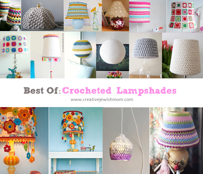 Crocheted Lampshade Round-Up To Inspire!