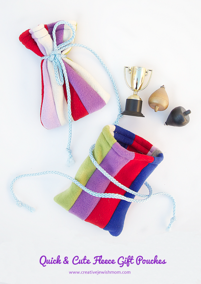 Patchwork Fleece Gift Pouch