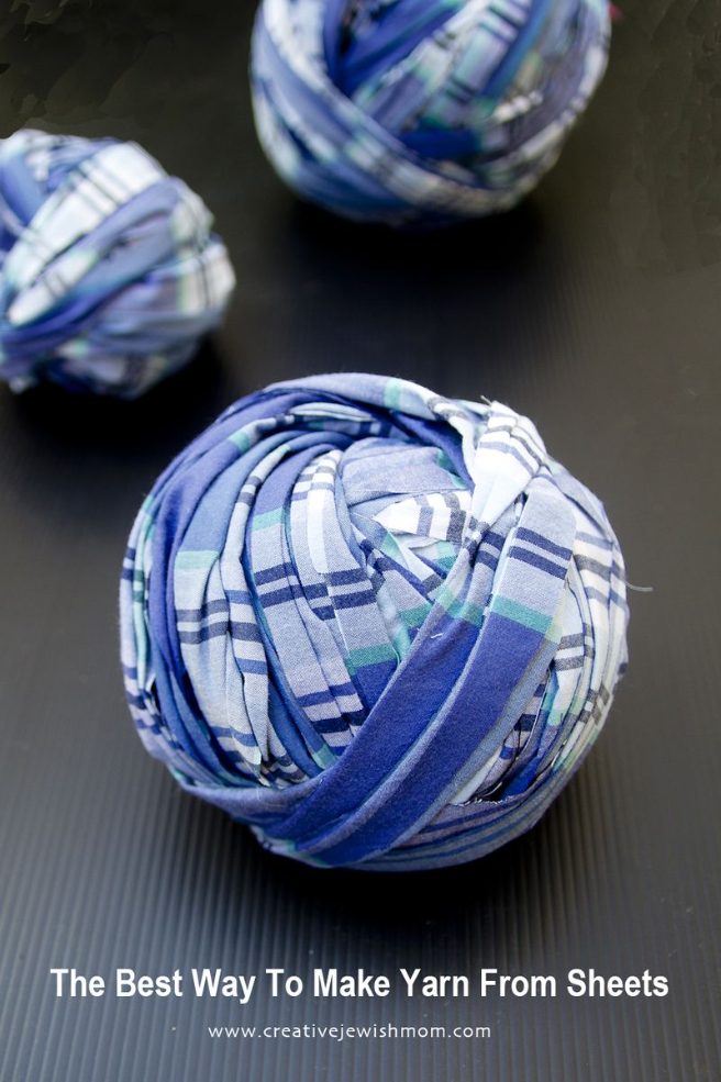 The Best Way To Make Yarn From Sheets, Hands Down!